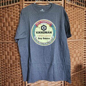 Kikkoman Soy Sauce Novelty T-Shirt - Size Mens Large - NWT